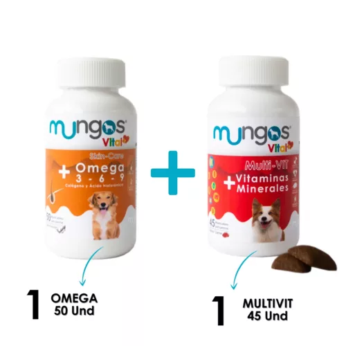 Mungos Multivit + Mungos Omega 3 - 6 - 9