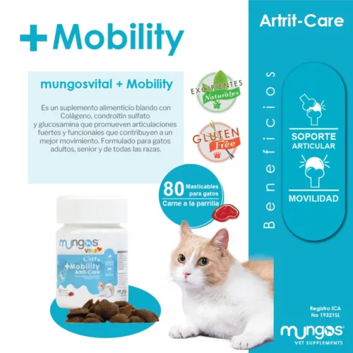 Glucosamina para gatos - Mungos Cats Mobility