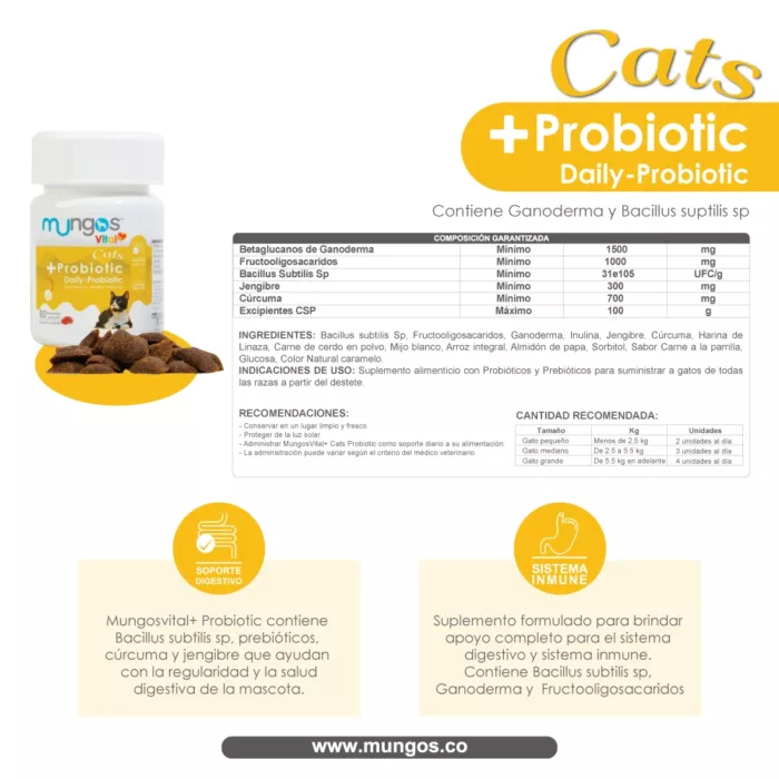 Probióticos para Gatos