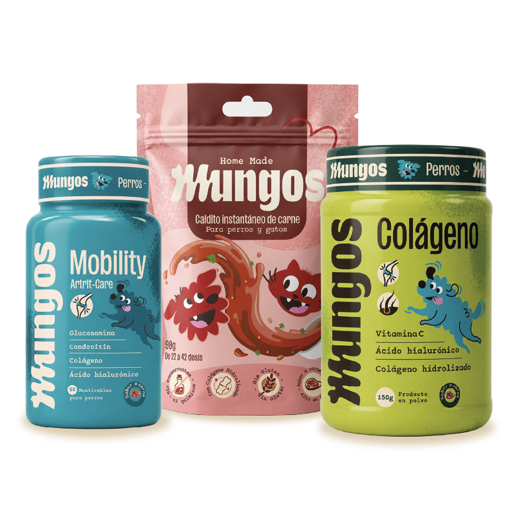 Mungos Mobility + Colágeno + Caldito De Carne