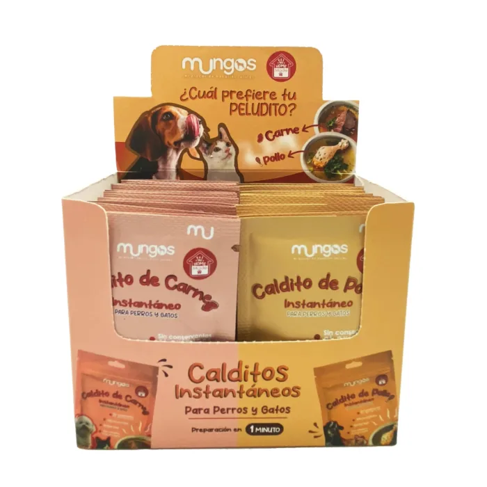 Caja Caldito de Pollo y Caldito de Carne 24+2