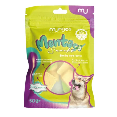 Deliciosos Snacks con Sabor a Menta . 50 g zipper