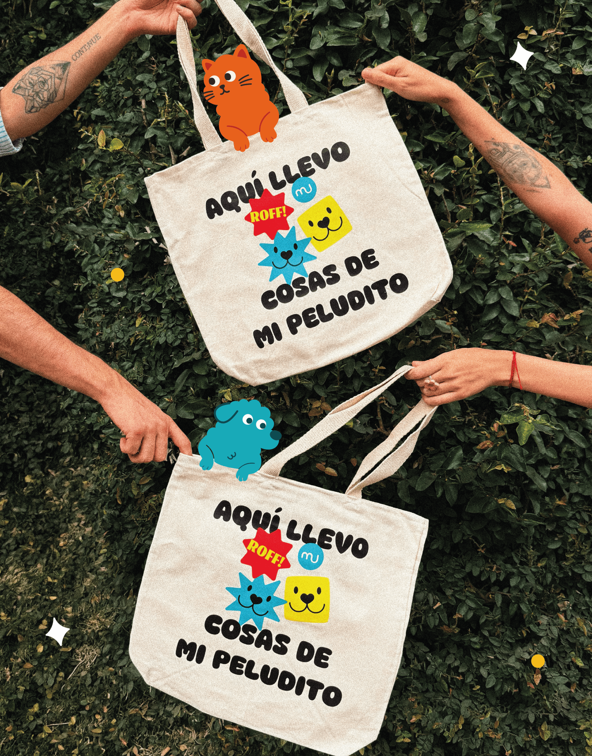 Suplementos, vitaminas, Galletas y Snacks saludables para perros y gatos - Productos funcionales y saludables - mungos.co Totebag Mungos - Imagen 3
