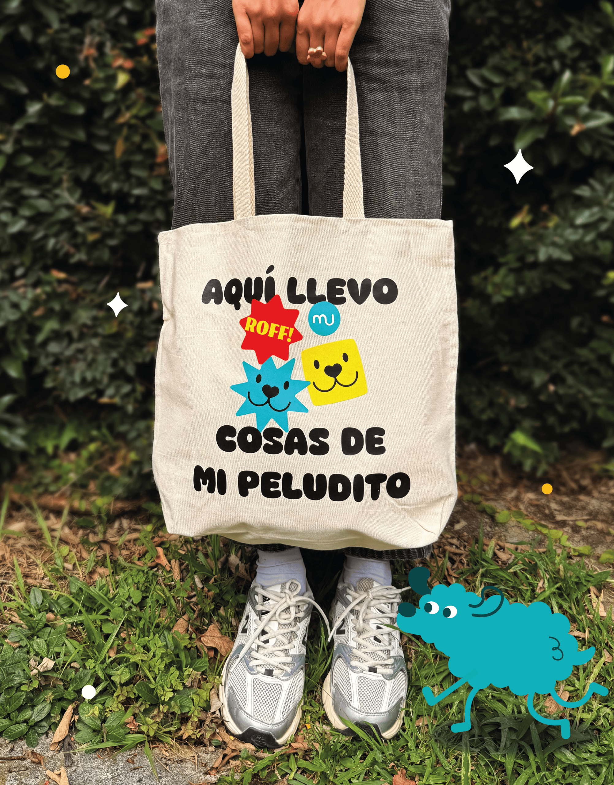 Suplementos, vitaminas, Galletas y Snacks saludables para perros y gatos - Productos funcionales y saludables - mungos.co Totebag Mungos - Imagen 2